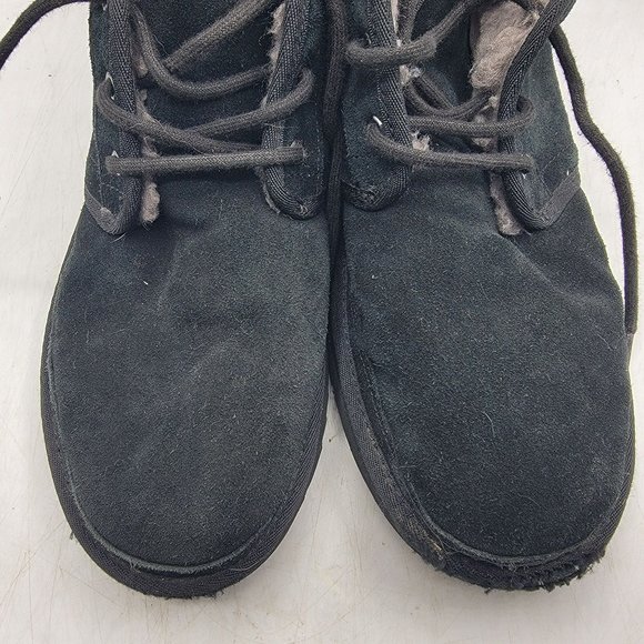 UGG Neumel Mens 11 Black Suede Chukka Boots Shoes Lined Walking Casual 3236 - Picture 14 of 15